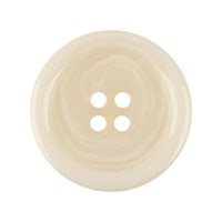 a cream colored button with three holes